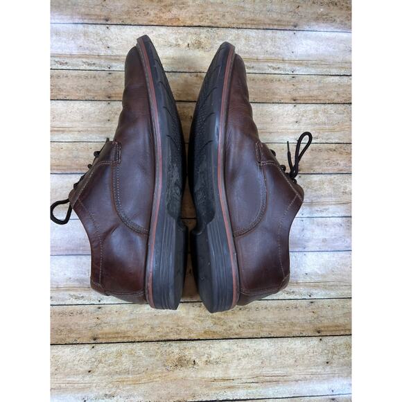 Florsheim Brown Leather Norwalk Plain Toe Oxford Shoes 13360-215 Men\'s Size 9M main image 7
